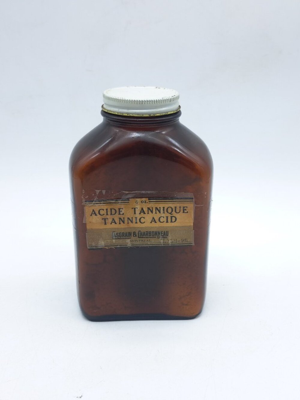 Vintage Medical Supplies Tannic Acid
